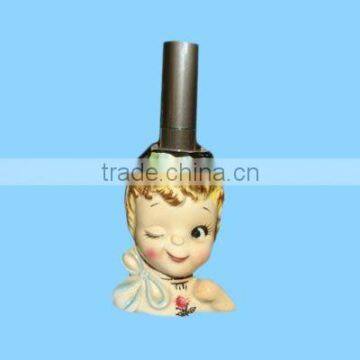 Personal Design Fake High Hat Figurine Lipstick Container