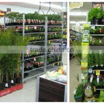 A44 Flower and pot plant trolley for display dismantle and stack the CC Euro Trolley