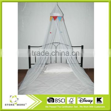 Polyester conical white mosquito net for bed