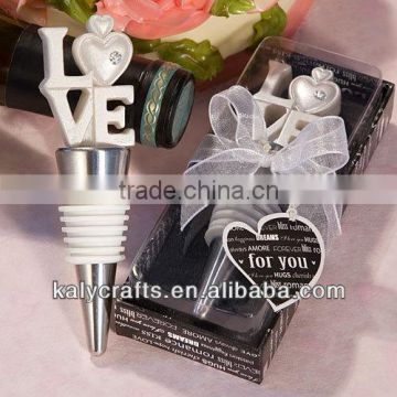 for wedding favor gifts resin love wine bottle stoppers