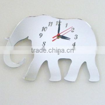 Elephant Clock Mirror