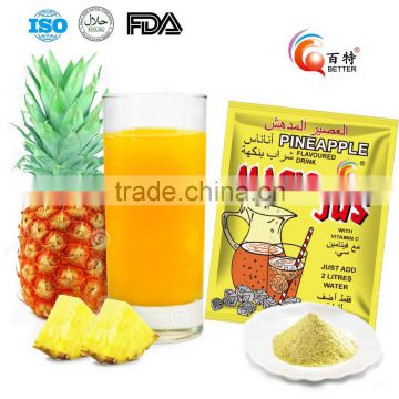 Instant Fruit Juice Powder in Bulk Packing & Small Packing