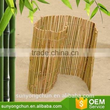China easily assembled galvanized wire through bamboo fence panels