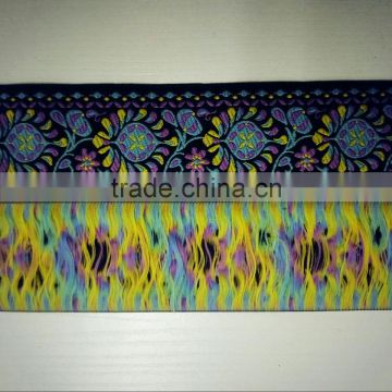 Custom high quality direct factory jacquard ribbon for decoration