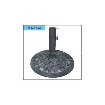 7kgs round cast iron umbrella base