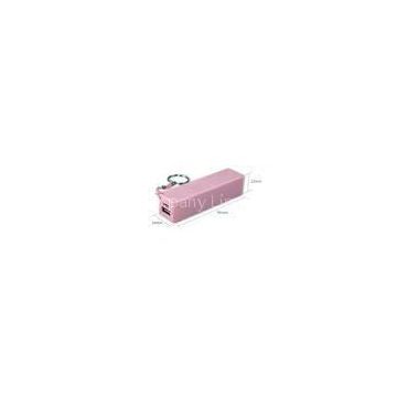 Pink Mini Cute Power Bank For Smartphones , Rechargeable External Battery Bank
