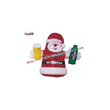 Snowman, Santa Claus 420D PVC coated nylon Inflatable Christmas yard Decorations