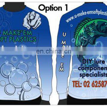 High quality dry fit custom sublimation tournament fishing shirts t shirt sourcing