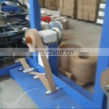 High speed automatic paper bag handle making machine with hot melt glue