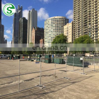Hot dipped galvanized temp fencing for garden/sports/dog kennel used portable fence