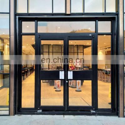 High Quality Aluminum KFC Entrance Swing Door Shop Exterior Door