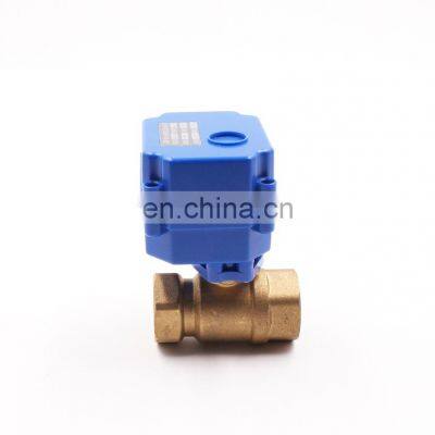 2NM Torque IP65 protection class 3way valve motorize with UPVC Valve body