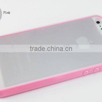 hotsale translucent back cases phone for iphone