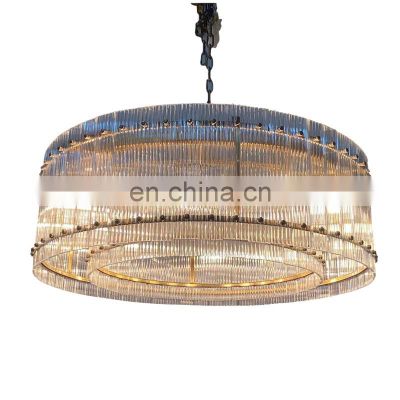 Modern Luxury LED K9 Gold Crystal Glass Ceiling Light Colgante Lampara Lustre Candelabro Lampadario Chandelier Pendant Lights