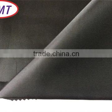 PVC or PU coated 210D black nylon fabric for bags