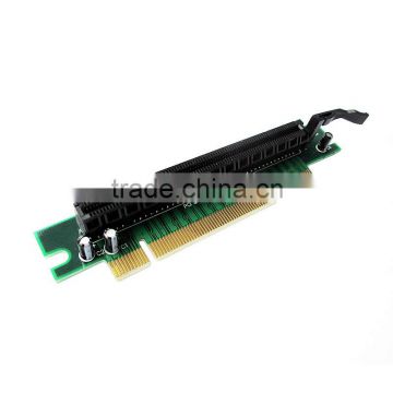 PCI-E PCI Express x16 to x16 90 Degree Right Angle Riser Card For 1U 2U PC