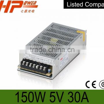 CE RoHS constant voltage single output dc regulated 150w 30a 5v led driver switching mode ac-230v laboratory power supply