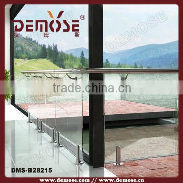 interior frameless glass railing/clamp for glass railings