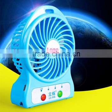 CE,RoHS FCC Certification and Table Installation mini USB portable fan