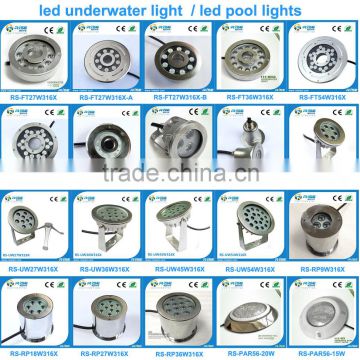 316 stainless steel led underwater light series