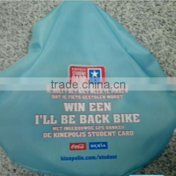 blue polyester waterproof bike seat cover