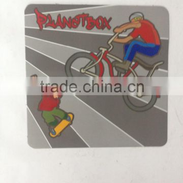 self magnetic small mat with four color printing .double side magnetized,soft magnect.all kinds of lamination