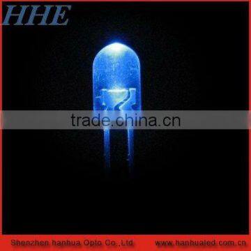 3mm blue led round 10000-15000mcd small angle