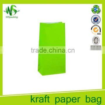 Square bottom kraft paper bags for food CUSTOMIZED