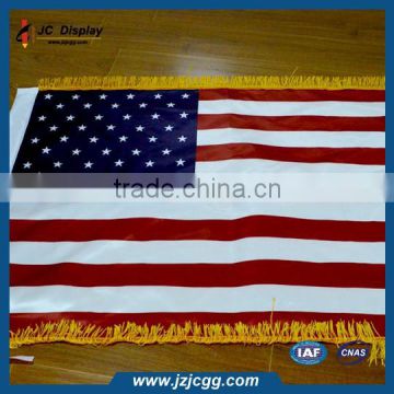 National flag printed in woven polyester fabric