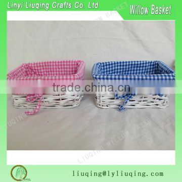 Wicker Baskets With Fabric Lining for girl