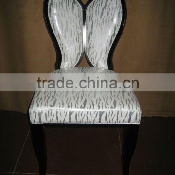 Dining chair leather with butterfly back