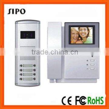 3.5 inch handset video door phone system for apartment