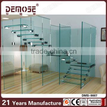 Demose glass floating staircase for interior