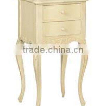 Valbone Side Table Yellow Distressed