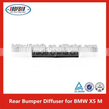Lower Rear Bumper Diffuser Spoiler Lip Carbon Black For BMW X5 M