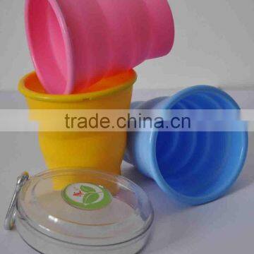 230ml silicone collapsible cup