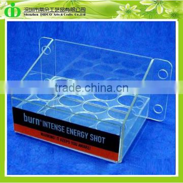 DDW-S037 Chinese Factory Directly SGS Test Custom Wall Hanging Acrylic Beverage Display Rack