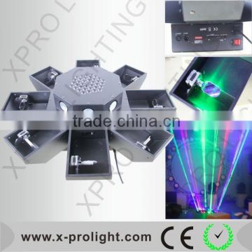 hot sale 80W led laser light eight claw fish light professional stage light in China