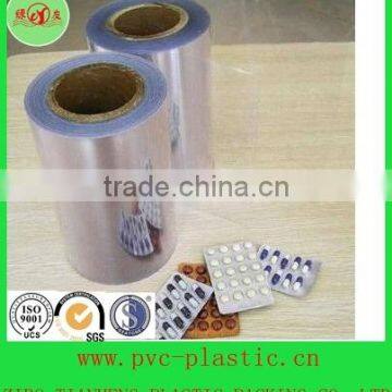 clear Pharmaceutical PVC rigid film for blister packaging