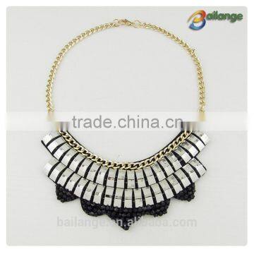 made in china fashion design crystal fashion collar with stones