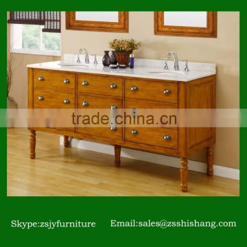 2015 High Quality Amerian Classic Wood Bathroom Vanity Cabinet