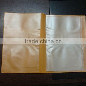 wholesale high quality pvc plastic book cover