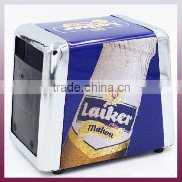 Trapezoid shape beer napkin holder hot sale bar tissue box holders