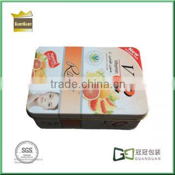 Square and rectangle soap tin box