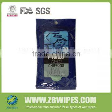 High Quality Lint Free Eyeglasses Wipes