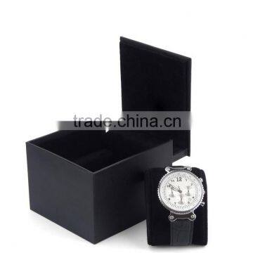 Wholesale custom high-grade PU leather watch box, black beautiful gift boxes display box