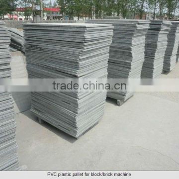 Hard and durable cheap hot sells PVC/plastic pallet and hollow block pallet for sale