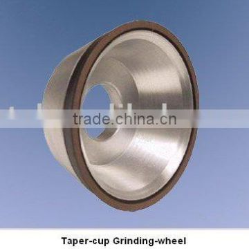 Electroplated Diamond Taper Cup Wheel with Angle Bigger than 45 degrees