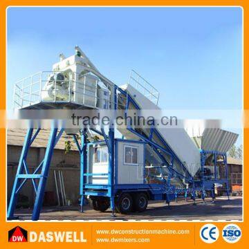 hot selling small portable 35m3 concrete batching plant spare parts