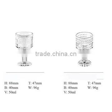2014 hot selling clear Wine glass glass cup Goblet